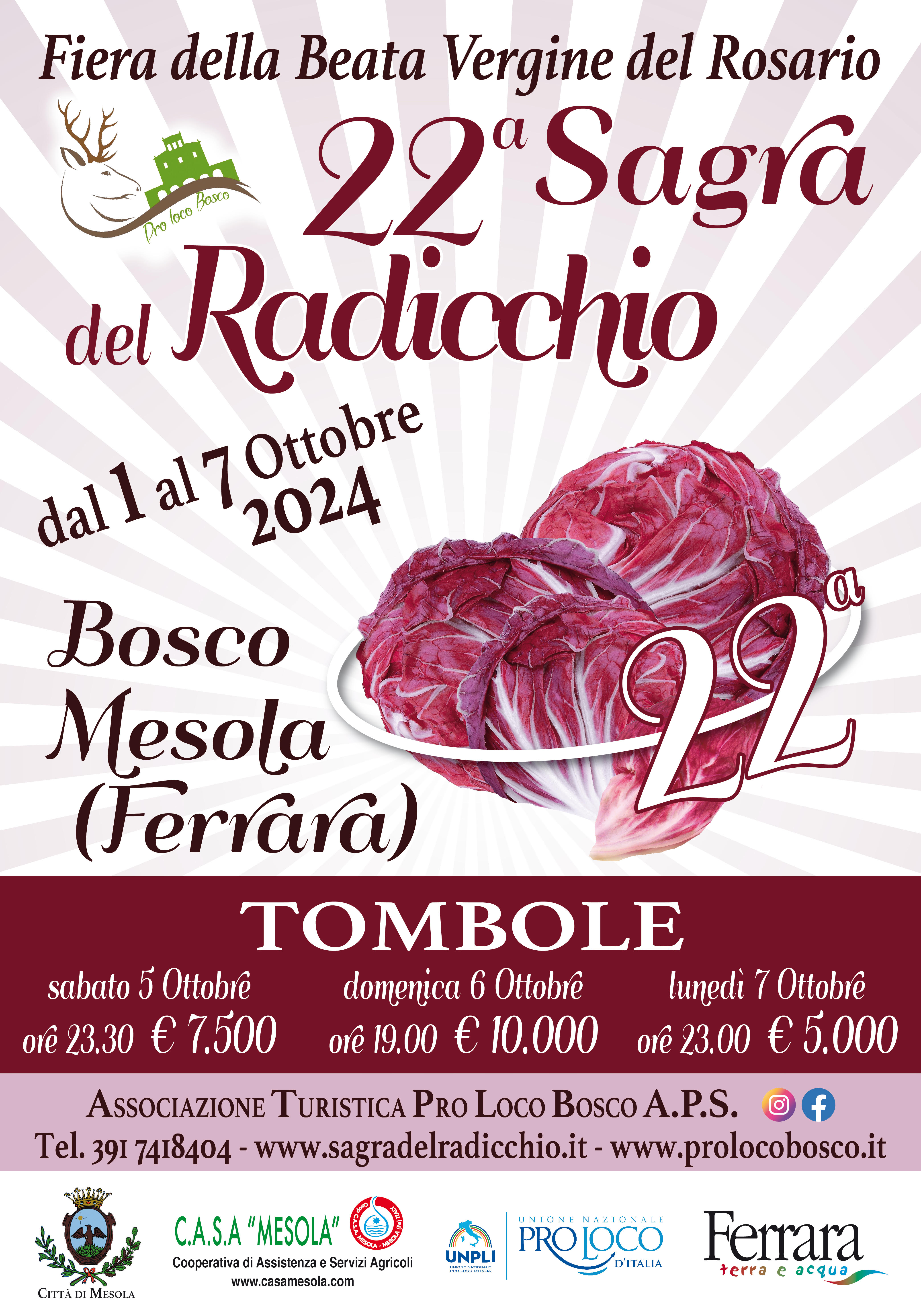 XXII Sagra del Radicchio e Fiera della Beata Vergine del Rosario